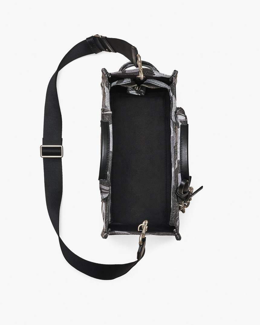 bolsa tote média marc camo denim