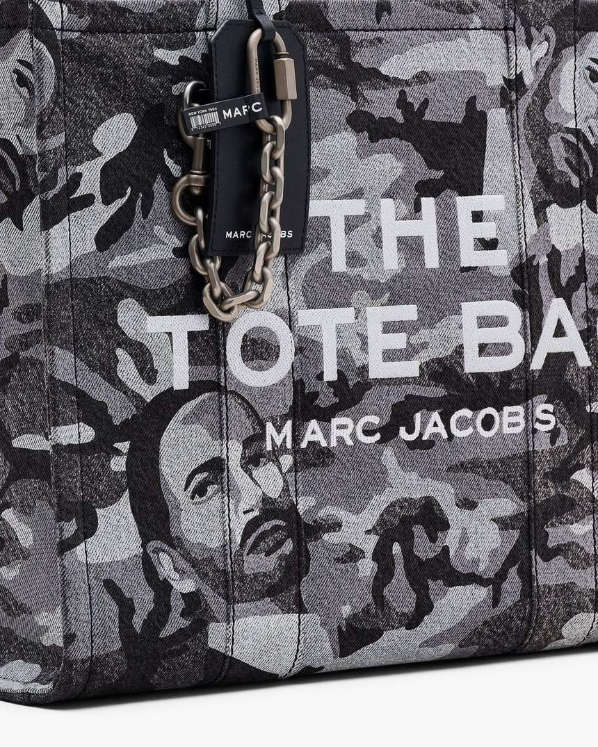 bolsa tote grande marc camo denim