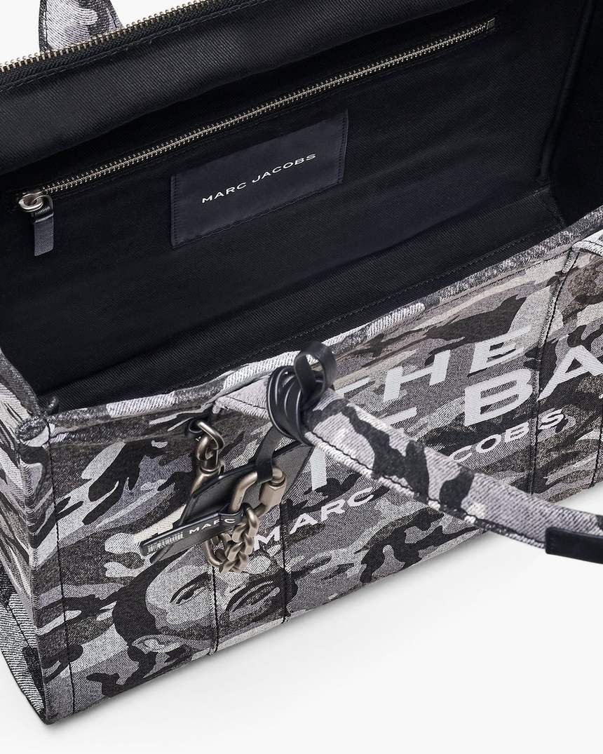 bolsa tote grande marc camo denim