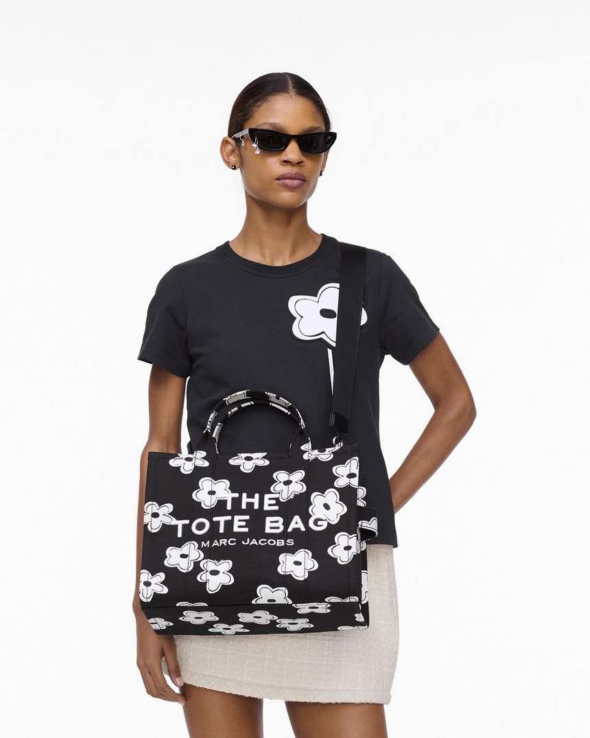 bolsa tote média daisy em lona