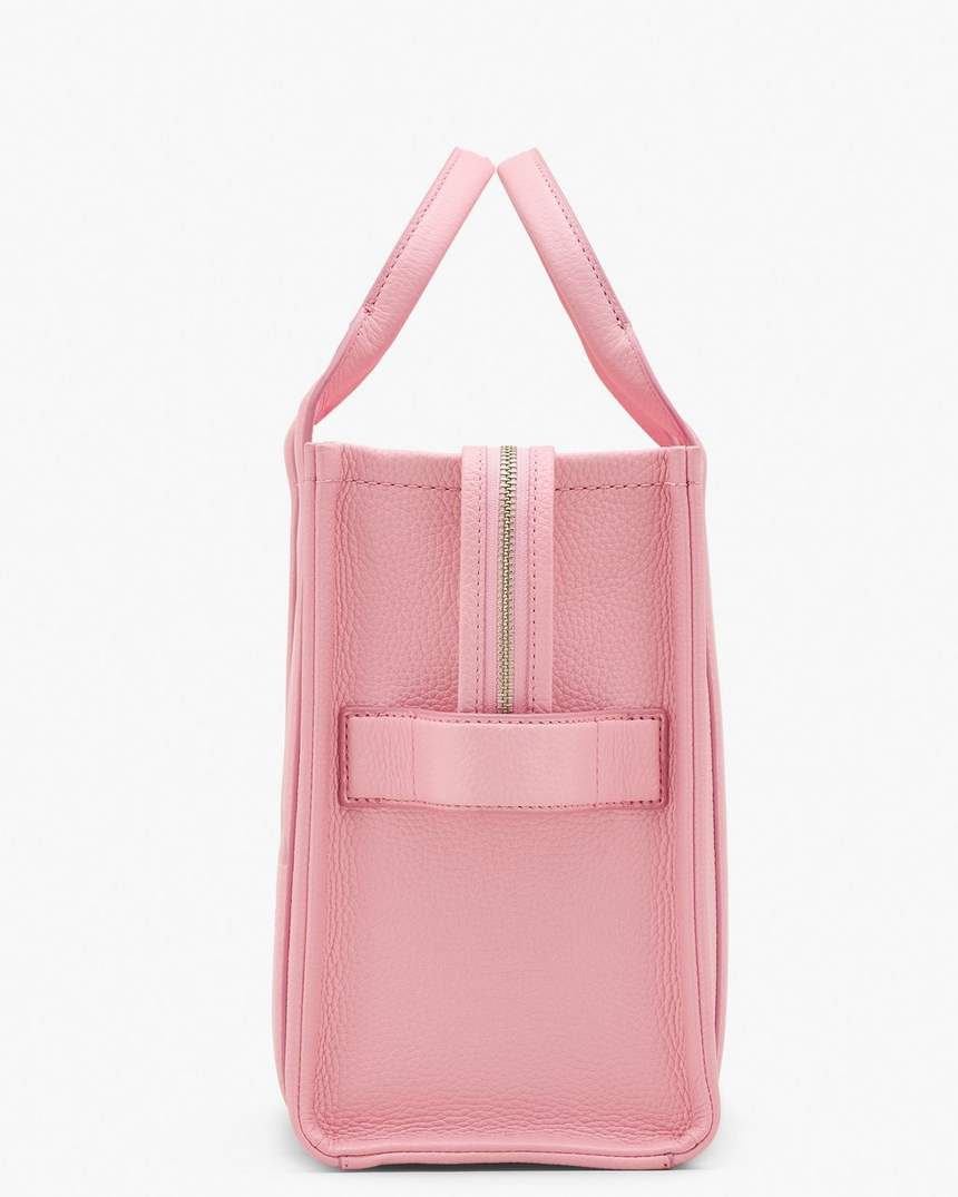 bolsa tote média de couro