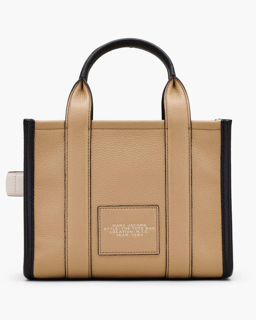 bolsa tote pequena colorblock