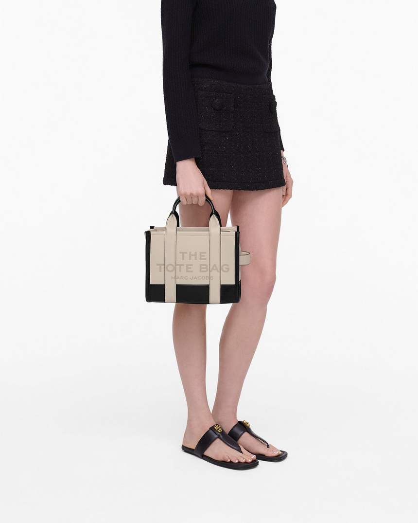 bolsa tote pequena colorblock
