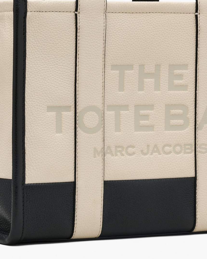 bolsa tote média colorblock
