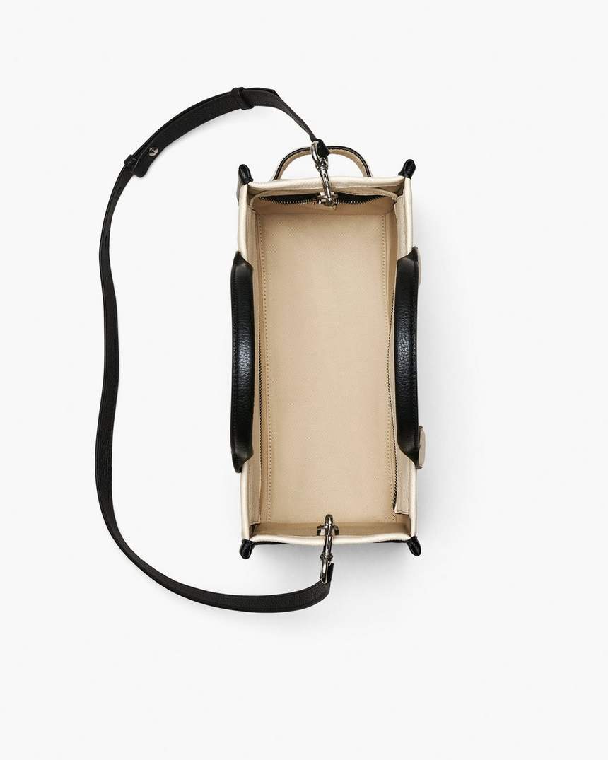 bolsa tote média colorblock