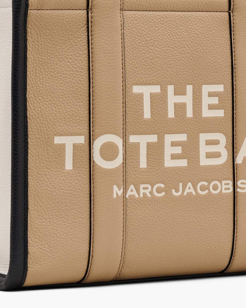 bolsa tote média colorblock