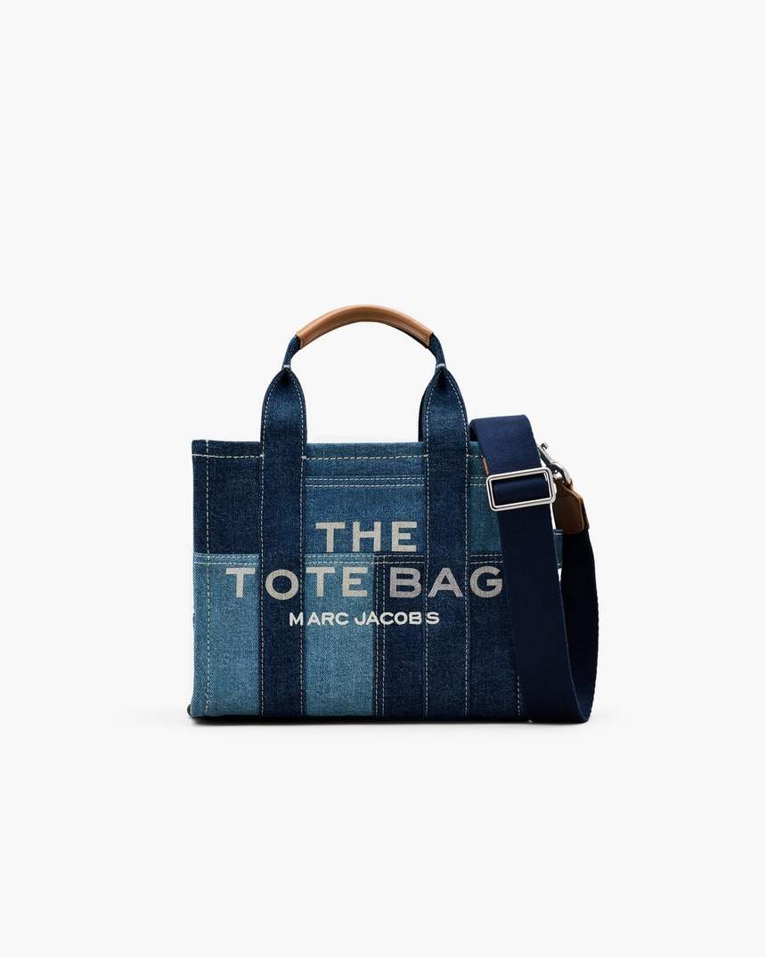 bolsa tote pequena em jeans