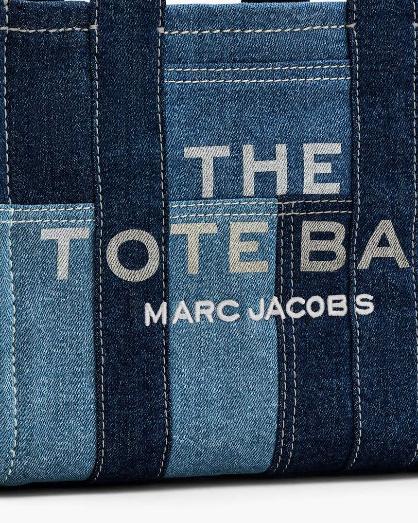 bolsa tote pequena em jeans