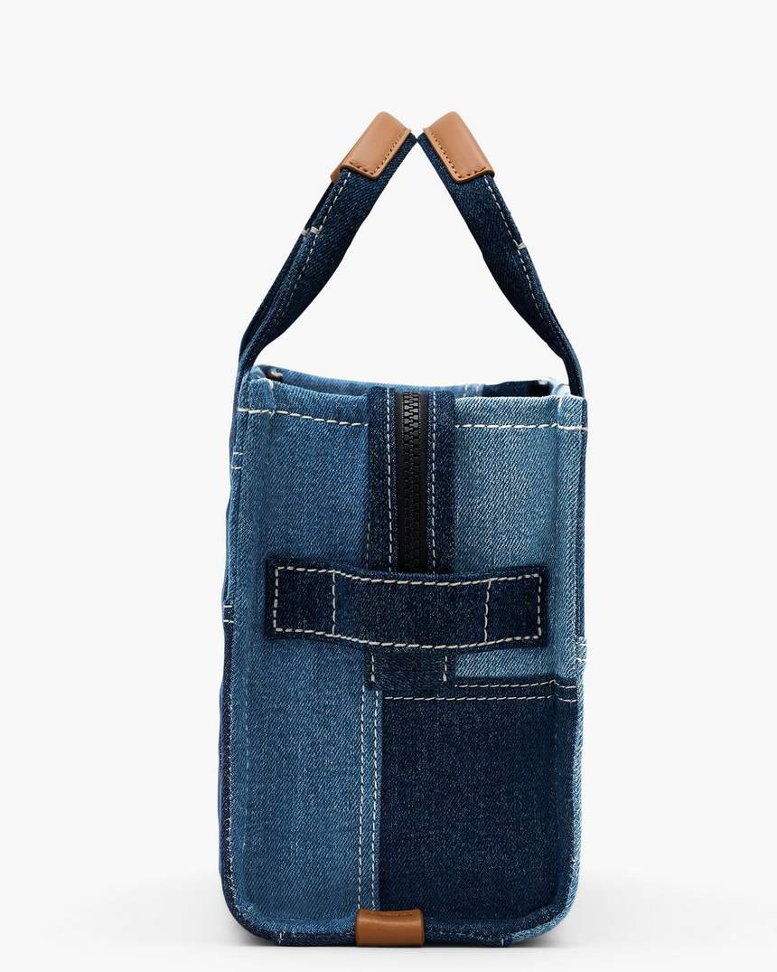 bolsa tote pequena em jeans