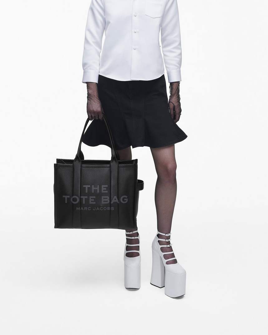 bolsa tote grande de couro
