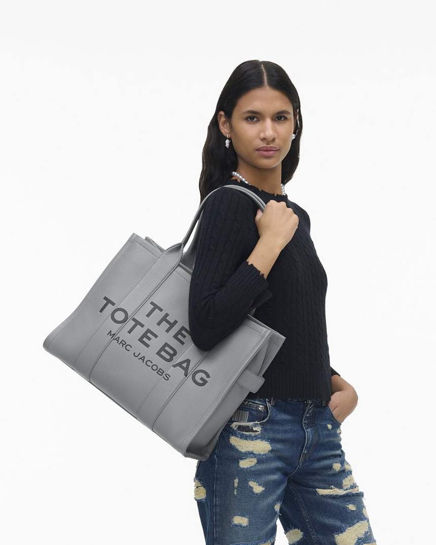 bolsa tote grande de couro