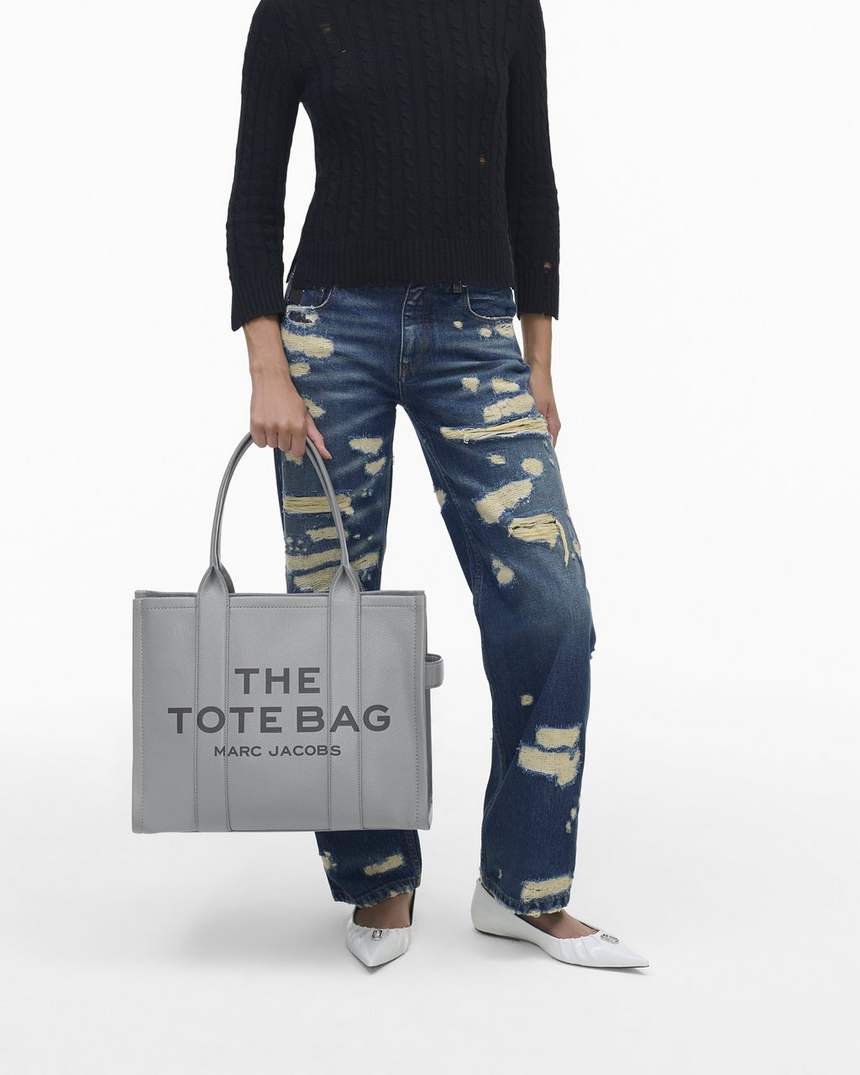 bolsa tote grande de couro