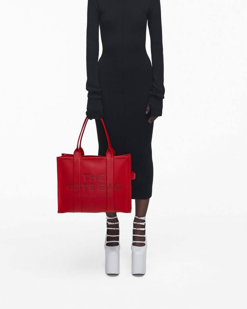 bolsa tote grande de couro
