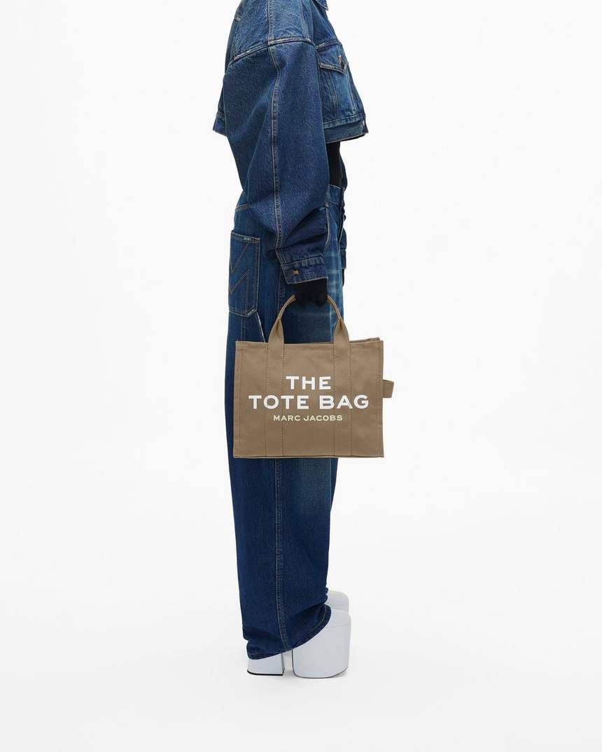 bolsa tote média de lona