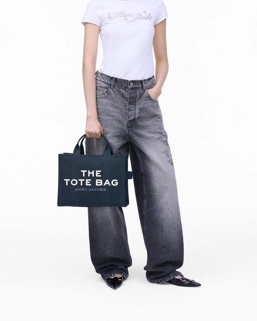 bolsa tote média de lona