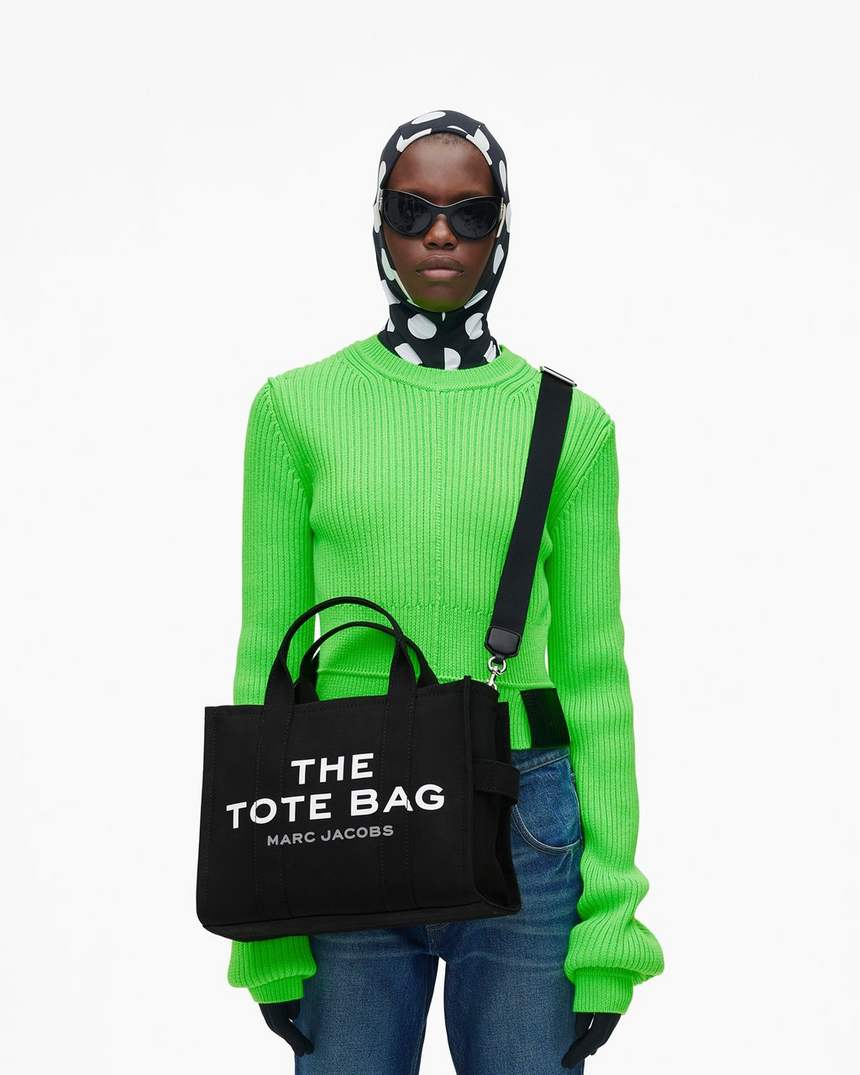 bolsa tote média de lona