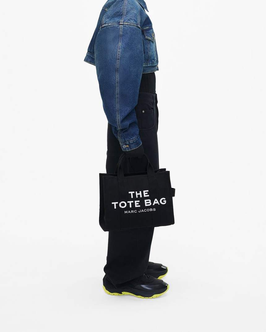 bolsa tote média de lona