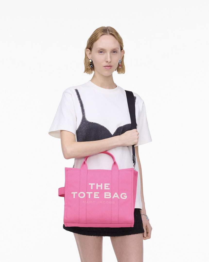 bolsa tote média de lona