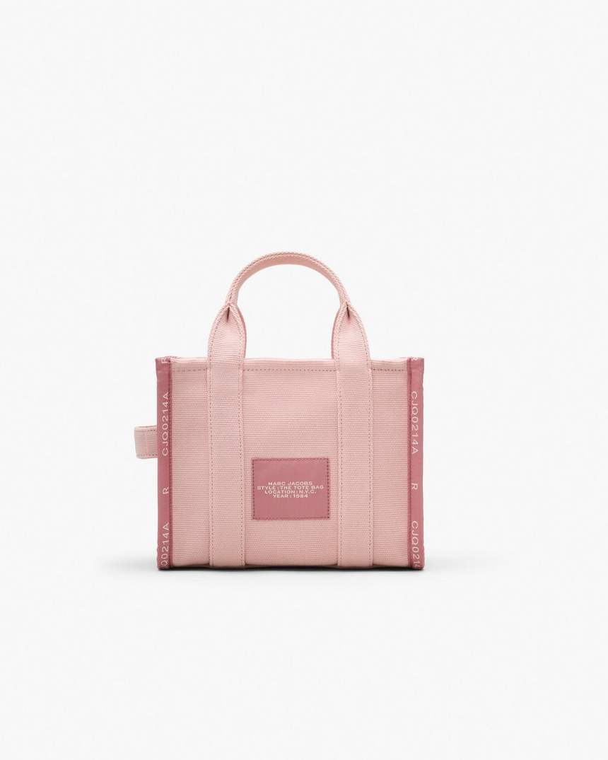 bolsa tote pequena jacquard