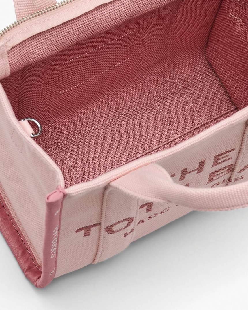 bolsa tote pequena jacquard