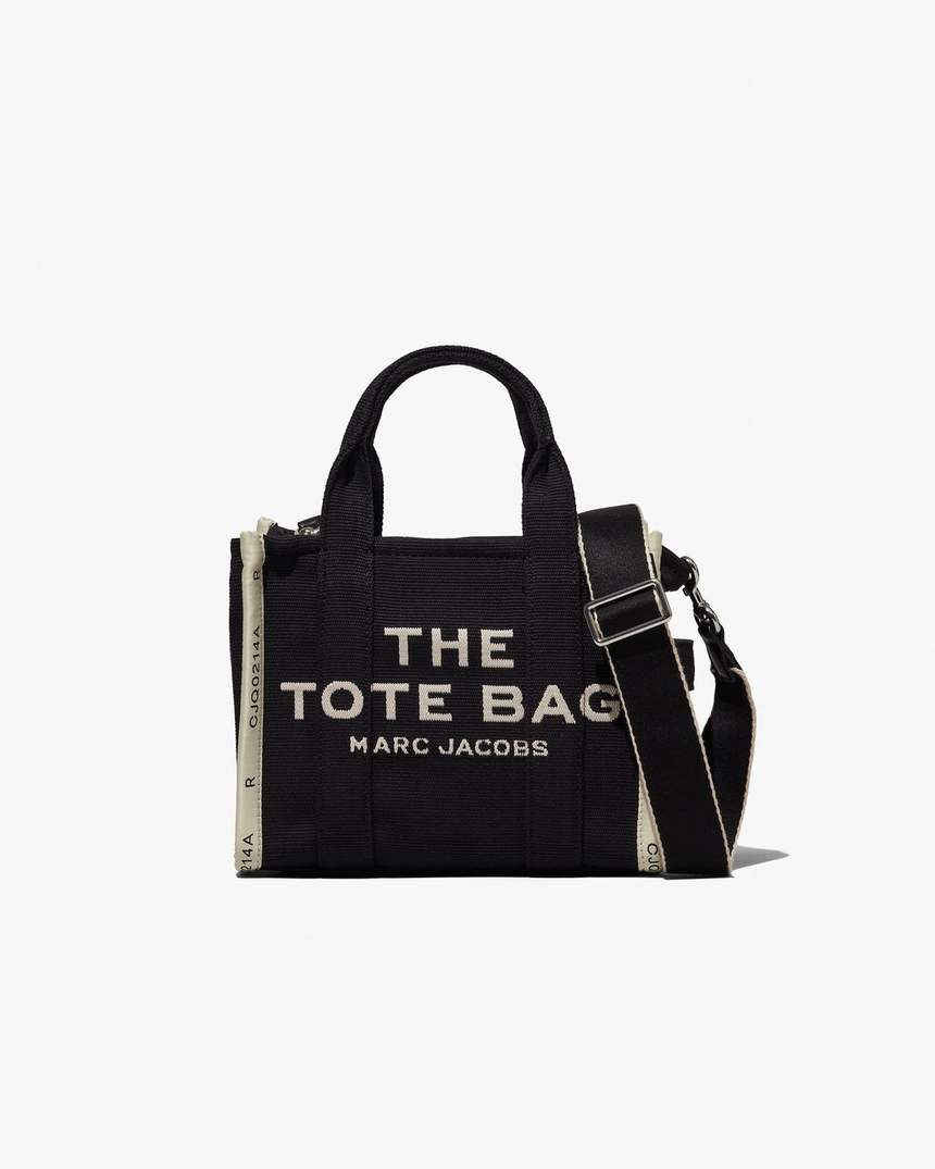 bolsa tote pequena jacquard