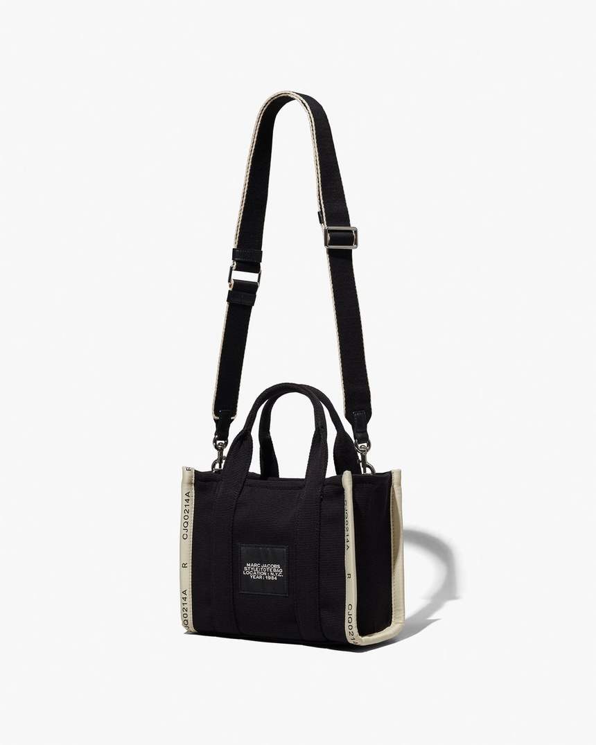 bolsa tote pequena jacquard