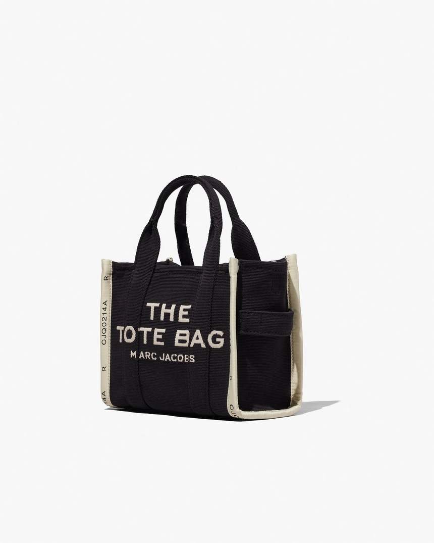 bolsa tote pequena jacquard