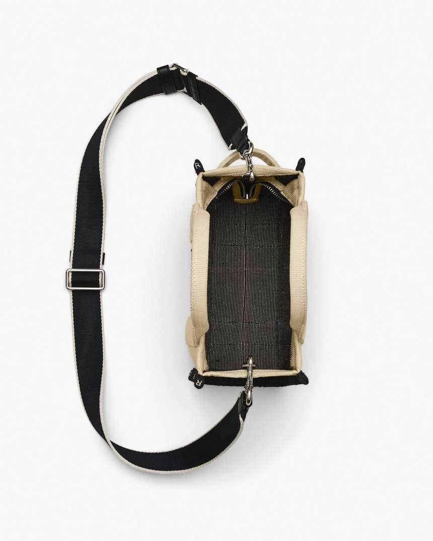 bolsa tote pequena jacquard