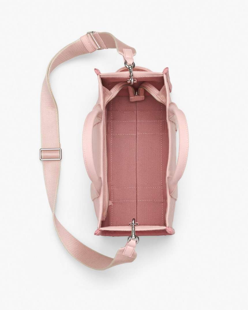 bolsa tote média jacquard