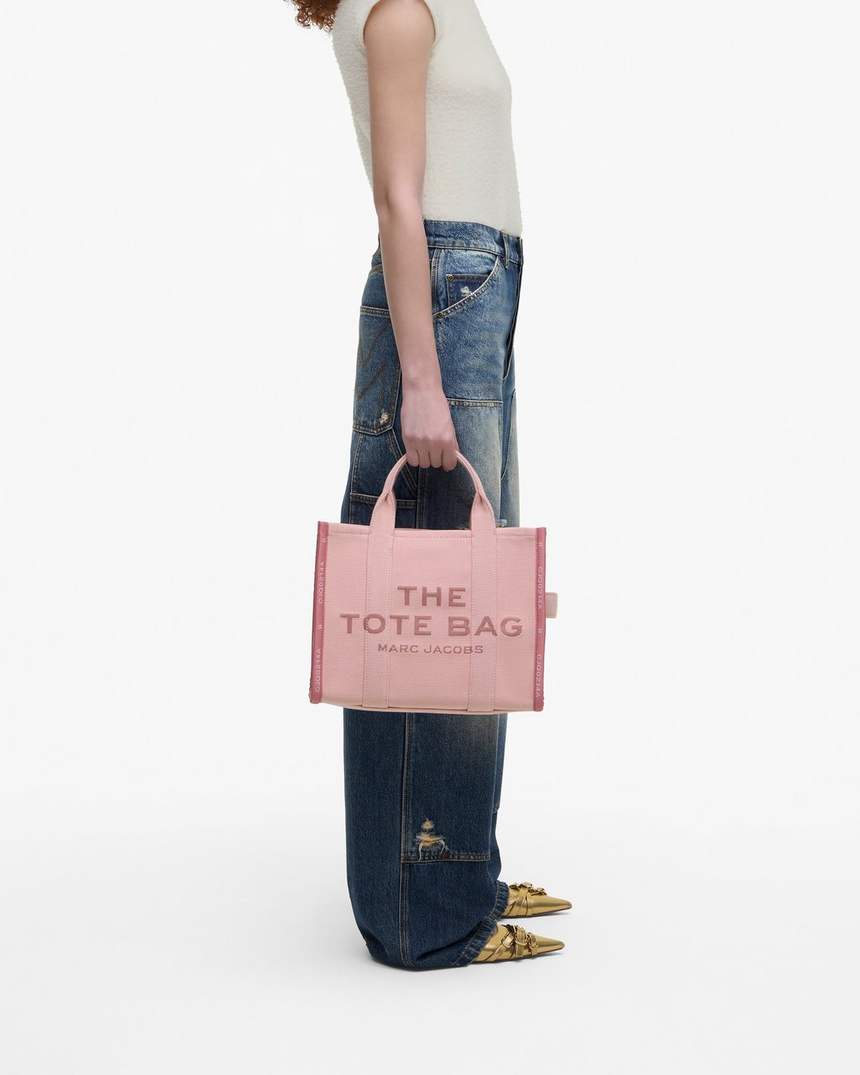 bolsa tote média jacquard