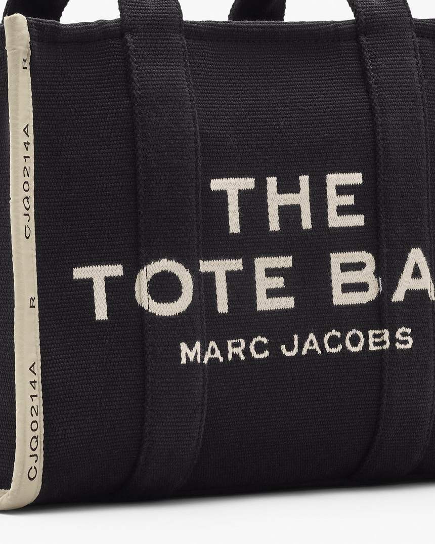 bolsa tote média jacquard