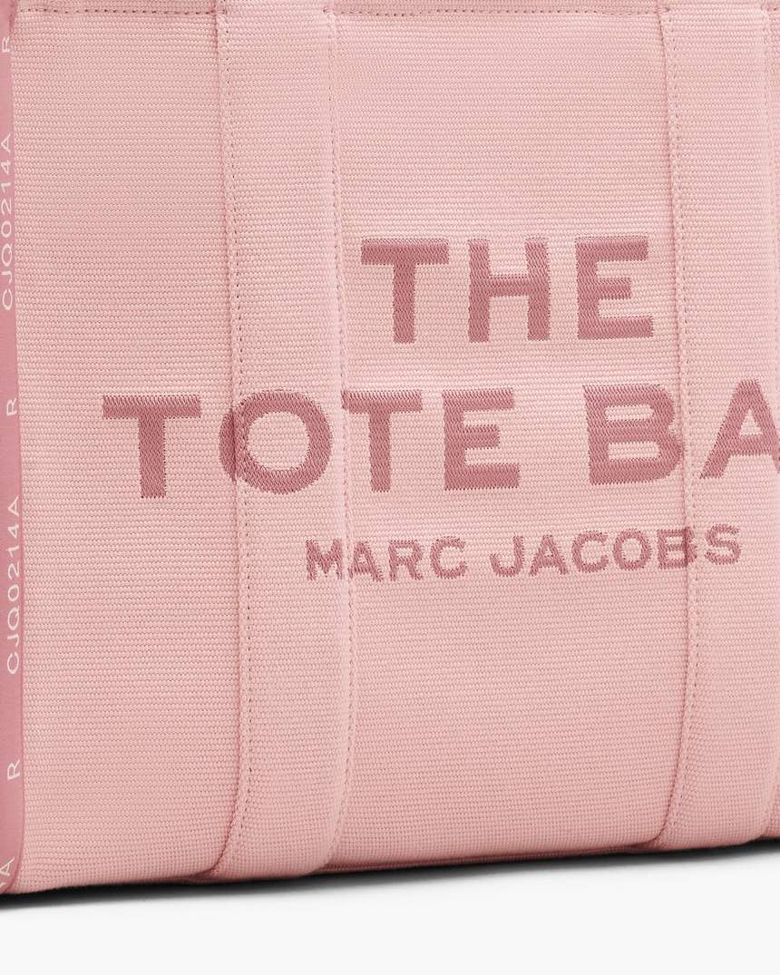 bolsa tote grande jacquard