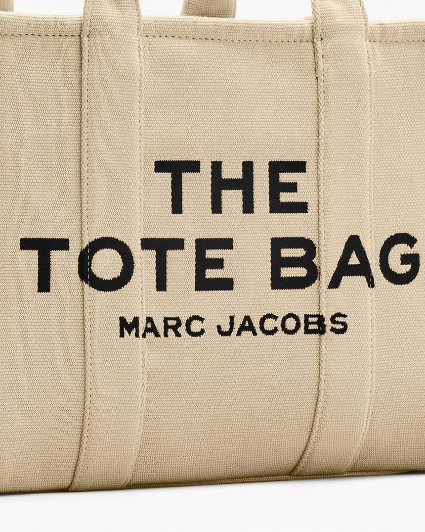 bolsa tote grande jacquard