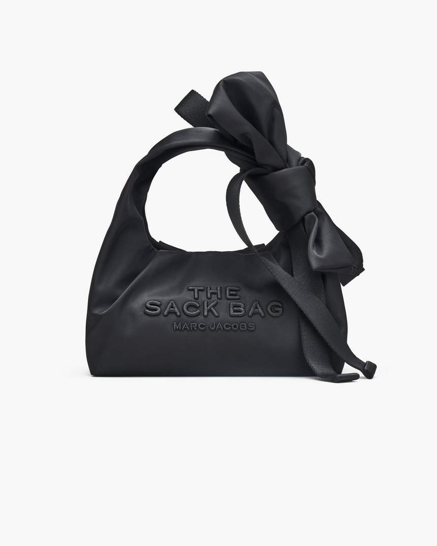 bolsa mini saco de nylon com laço
