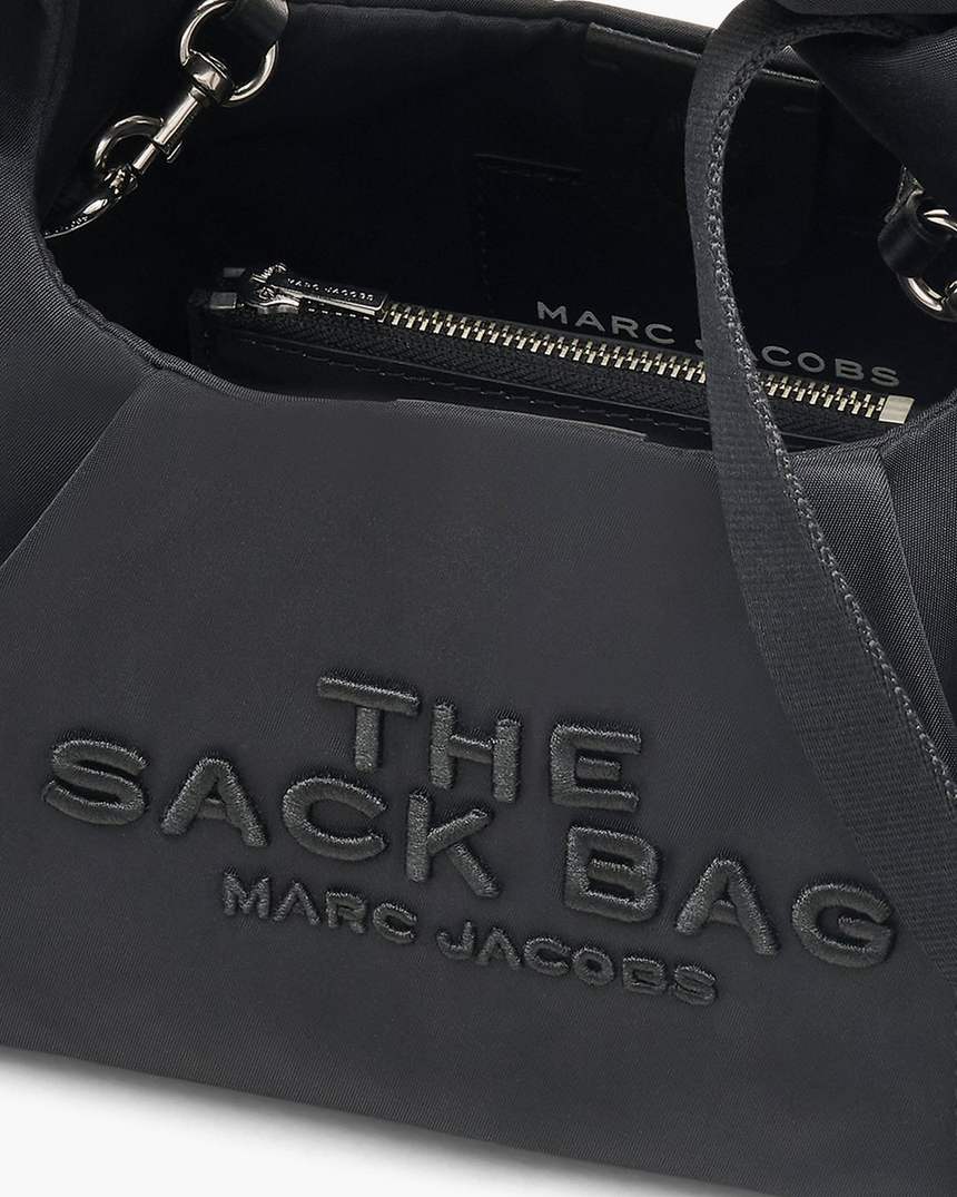 bolsa mini saco de nylon com laço