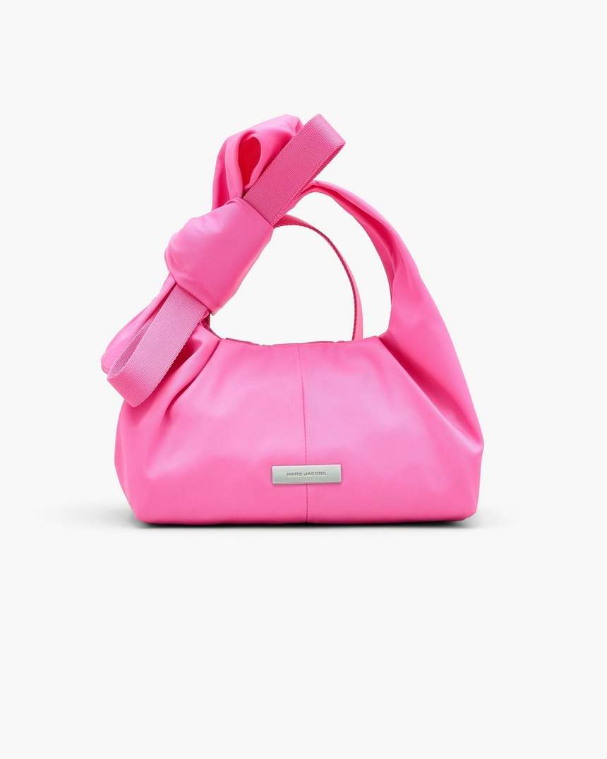 bolsa mini saco de nylon com laço