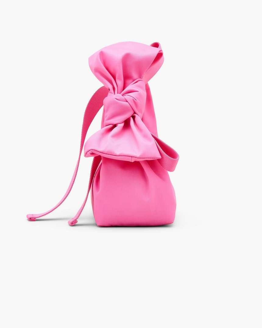 bolsa mini saco de nylon com laço