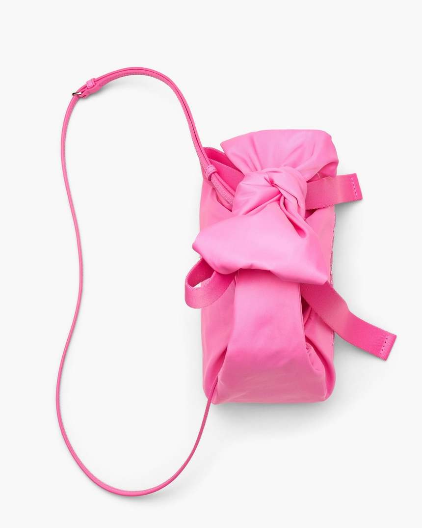 bolsa mini saco de nylon com laço