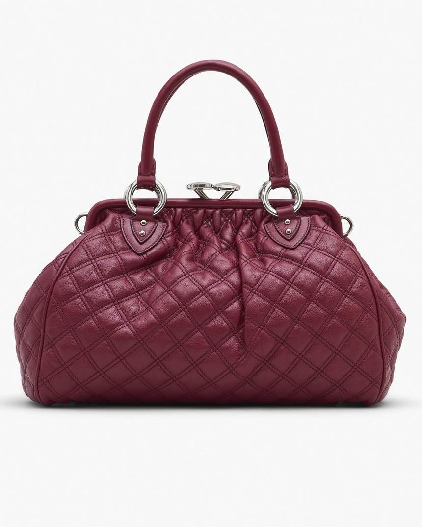 bolsa stam de couro acolchoado de reedição