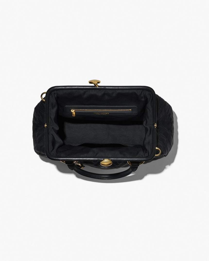 bolsa stam de couro acolchoado de reedição