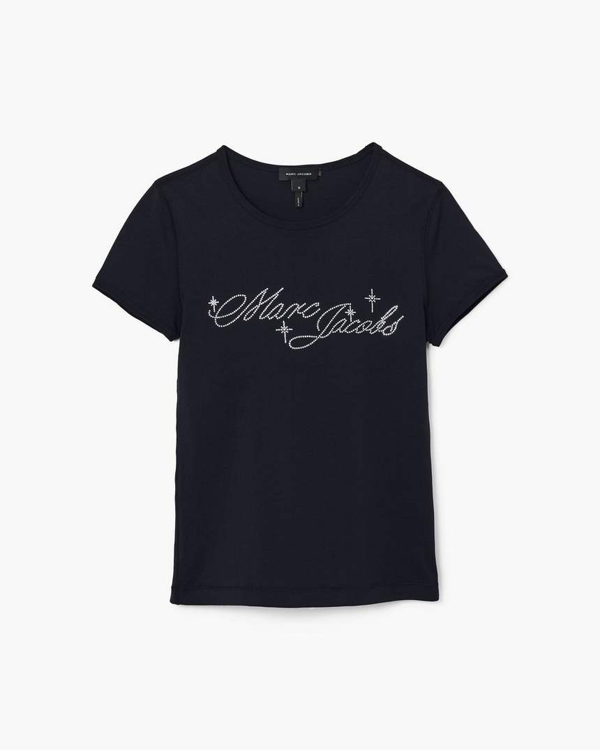 camiseta encolhida com logo charmoso