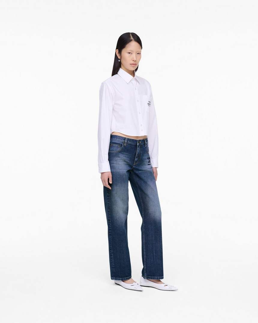 a camisa cropped feminina