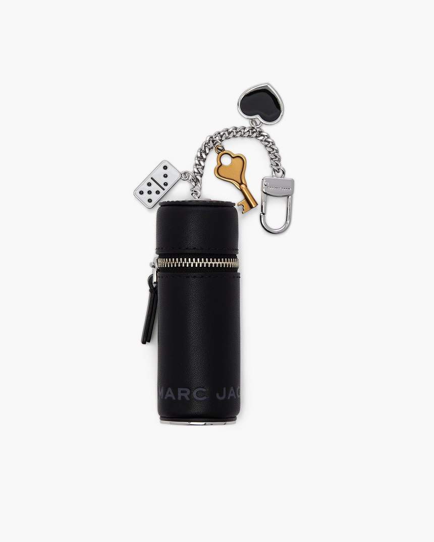 pingente para bolsa em formato de estojo de batom
